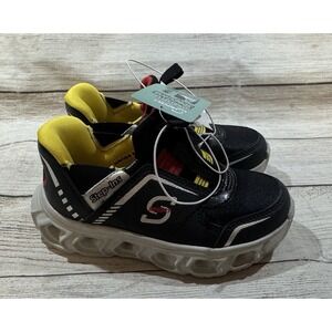 S Sport By Skechers Step-Ins Lights Sneakers Hands Free Boys Sz 9 MSRP $34.99